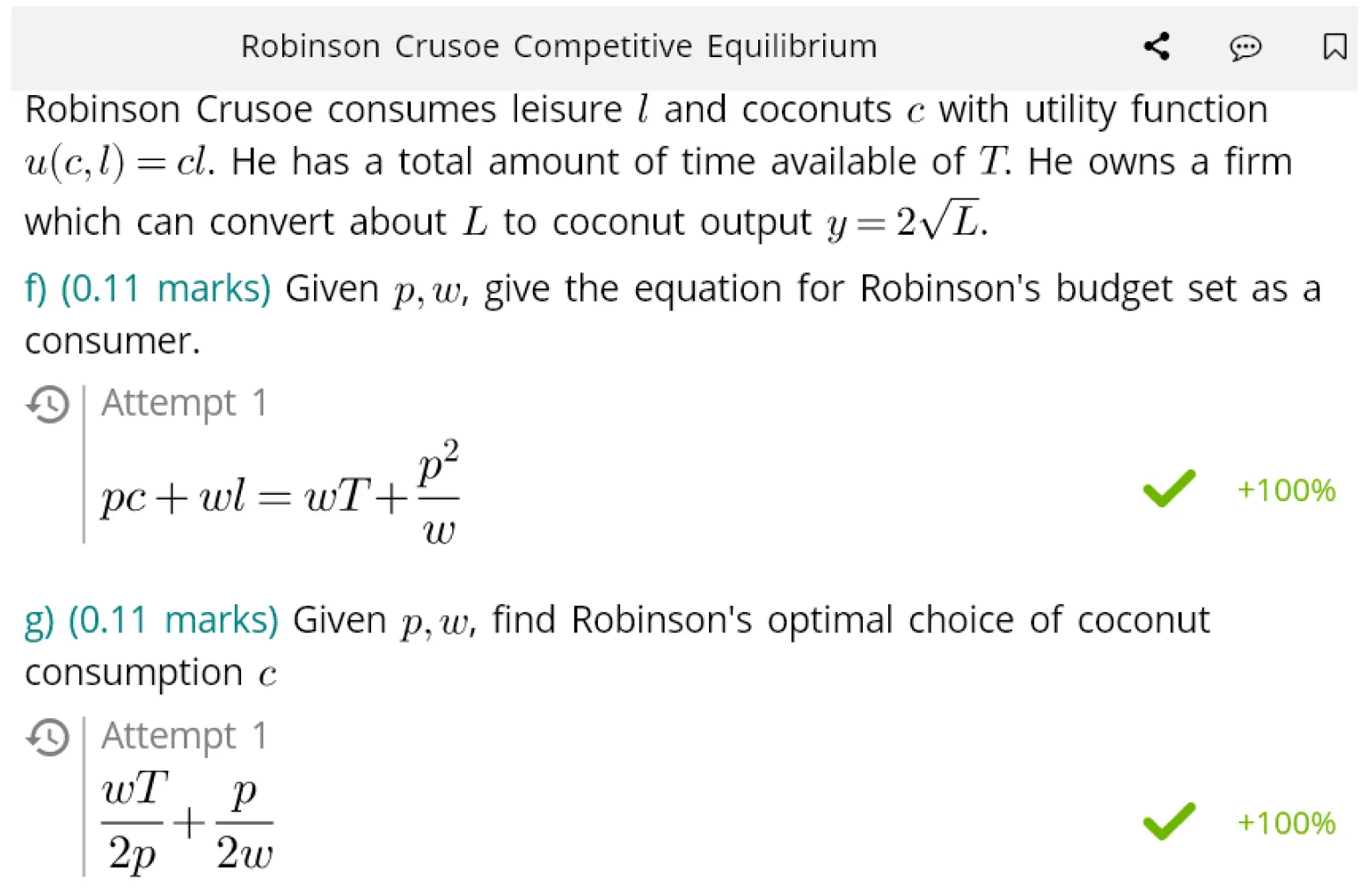 Authentic Online Assessment in Microeconomics