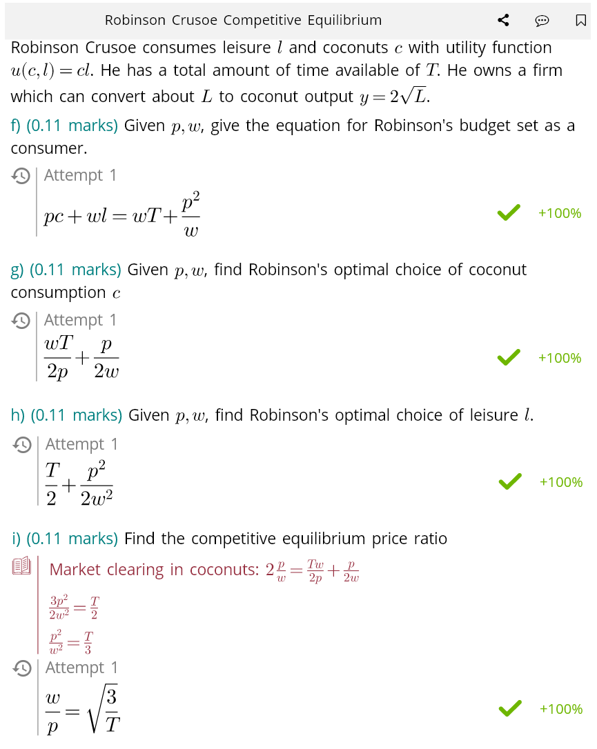 Finding a competitive equilibrium on Summatic