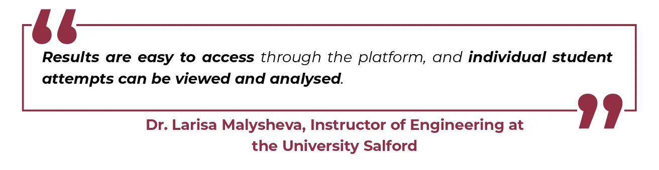 Performance analytics feedback